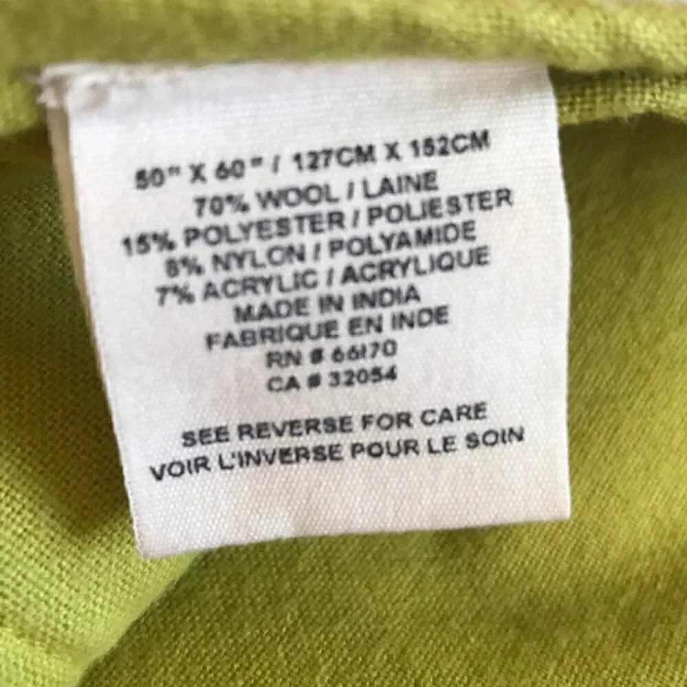 Anthropologie throw blanket
